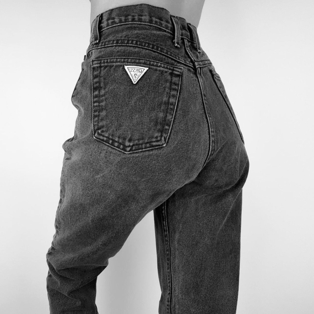 Vintage 1990’s Guess Women’s Black Jeans